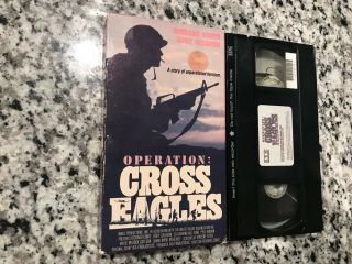 Operation Cross Eagles Rare Svs Vhs 1968 Wwii Heroic Mission War Military Action