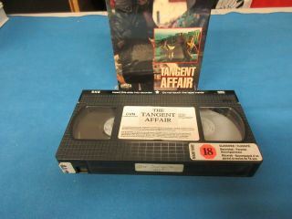 VHS THRILLER MOVIE THE TANGENT AFFAIR ULTRA RARE CVN 5
