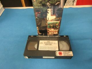 VHS THRILLER MOVIE THE TANGENT AFFAIR ULTRA RARE CVN 6