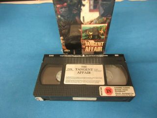 VHS THRILLER MOVIE THE TANGENT AFFAIR ULTRA RARE CVN 7