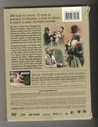 Roots 25th Anniversary Edition DVD Box Set Complete Miniseries 3 Discs Rare 2