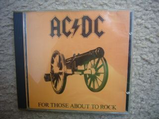 Ac/dc - For Those About To Rock We Salute You Cd 1981 Atlantic Sd - 11111 - 2 Rare