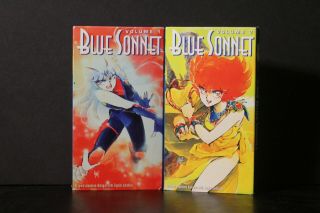 Blue Sonnet Vhs Volume 1 & 2 - English Subtitled (1994) Rare