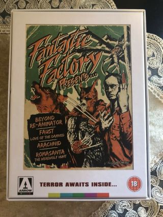 Fantastic Factory Boxset Arrow Video Ultra Rare Dvd’s Oop Region 0/pal