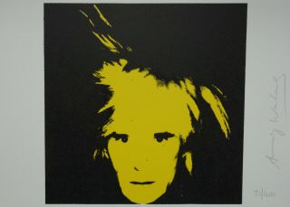 Fine Rare Limited Pop Art Silkscreen Serigraph Warhol Signed & Stamped Factory