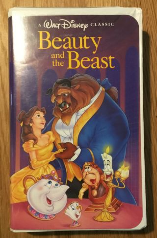 Beauty And The Beast (vhs,  1992) - Walt Disney 