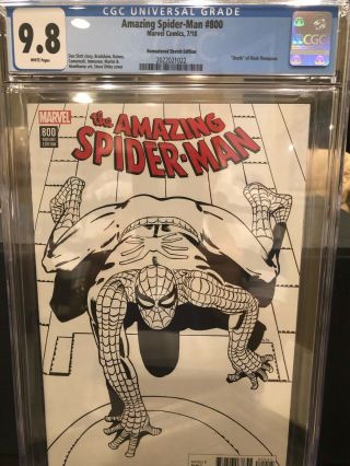 The Spider - Man 800,  Remastered Sketch Edition (very Rare) 7/18