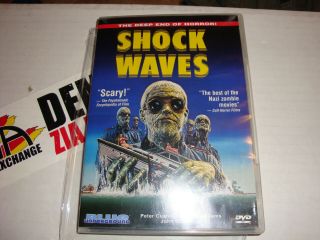 Shock Waves Dvd Blue Underground Clear Case W/ Double Sided Cover & Insert Rare