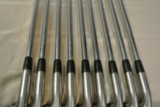 RARE Lynx Parallax Iron Set Golf Clubs 2 - PW STIFF Flex Steel LH Left Handed 3