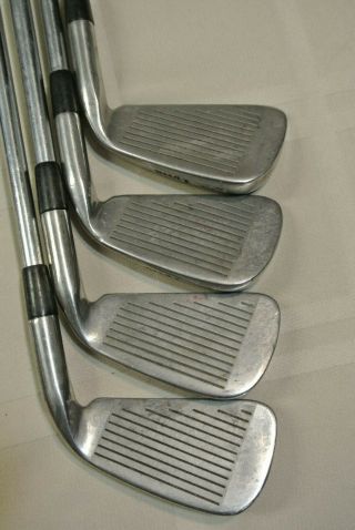 RARE Lynx Parallax Iron Set Golf Clubs 2 - PW STIFF Flex Steel LH Left Handed 4