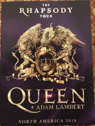 Queen And Adam Lambert 2019 Tour Program Packed With Rare Pics.  Brian May