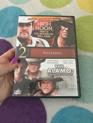 The Alamo: 13 Days To Glory High Noon Part 2 Alec Baldwin Dvd Rare Oop