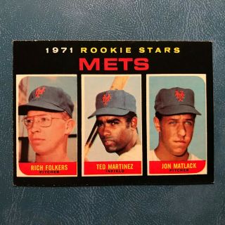 1971 Topps Set Jon Matlack Rookie Rare Sp 648 Mets - Nr -