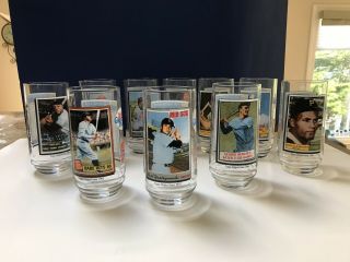 Topps 1993 Mcdonalds Glasses Rare Complete Set Of 10 Yaz,  Ruth Gehrig Clemente