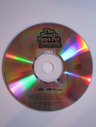 BEACH BOYS - PET SOUNDS - RARE 40TH ANNIVERSARY EMI PROMO - ONLY CD/DVD 2 DISC SET 3