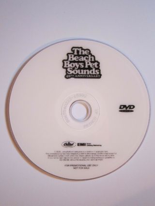 BEACH BOYS - PET SOUNDS - RARE 40TH ANNIVERSARY EMI PROMO - ONLY CD/DVD 2 DISC SET 4