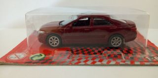 Welly 1:60 1:64 Toyota Camry Dark Red Diecast Car Rare In Israel Package