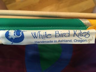 White Bird Firebird Kite - Vintage,  Pristine,  Autographed and Initialed - RARE 4