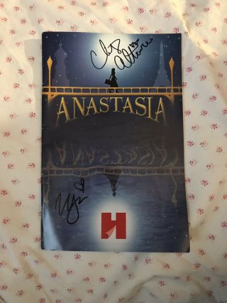 Anastasia Hartford Playbill Signed Christy Altomare Rare