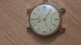 Sorna Automatic 25 Jewels Gold Plated 34mm Mens Watch Swiss Made Vintage Rare