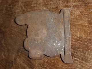 RARE 19th C OLD EARLY POINTING FINGER HAND TRADE SIGN 1800s ANTIQUE 6
