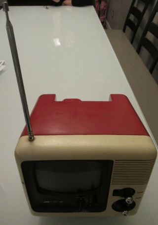 Mega Rare 1970 ' s JVC Model 3020 Portable TV 2