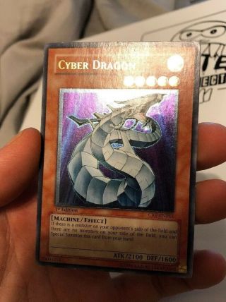 Yu - Gi - Oh Cyber Dragon Crv - En015 - Ultimate Rare 1st Edition