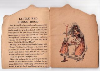 Rare Antique Children ' s Book RED RIDING HOOD Charles E.  Graham FAIRY TALE 2