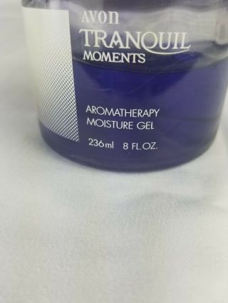 Avon Vintage 1996 TRANQUIL MOMENTS Aromatherapy MOISTURE GEL - RARE 6 oz rare 2
