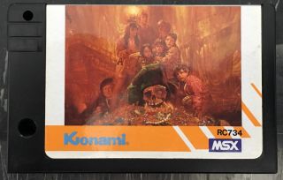 Goonies Msx Computer Video Game Japan Import Vintage Rare Konami
