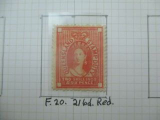 Queensland Stamps: 2/6 Stamp Duty - Rare (f268)