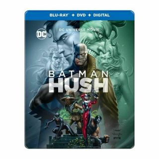 Batman Hush 2019 Blu - Ray Dvd Target Steelbook Mip Rare