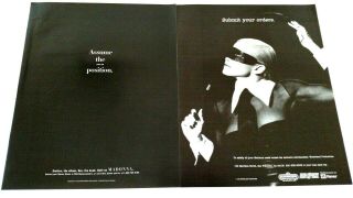 Madonna " Assume The Position " Rare Print Promo Poster Ad