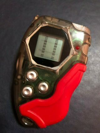 Rare 2004 Digimon Digivice D Tector Scanner System English Red & Black V2.  0