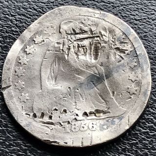 1856 S Seated Liberty Dime 10c Circulated Rare Key Date 17870