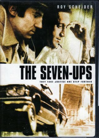 The Seven Ups Dvd Rare Oop Roy Scheider Richard Lynch 1973 Disc Is.