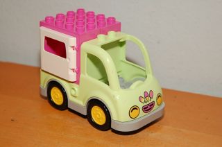 Rare Lego Duplo Ice Cream Truck Lime & Pink