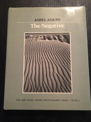 Rare Autographed Signed Book Ansel Adams The Negative Volume Ii 4th Print 1983