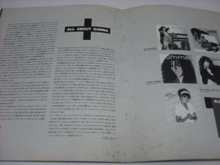 VERY RARE Donna Summer Japan Tour Program 1987 Japanese Concert Brochure Book 5