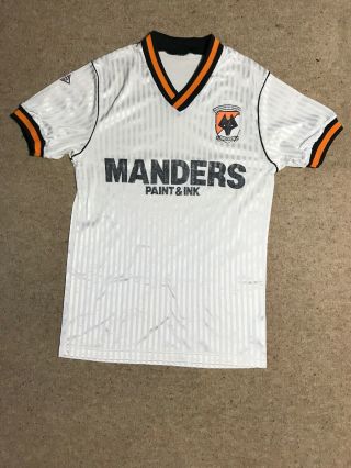 Wolves Football Shirt Wolverhampton Wanderers Rare Retro Scorline