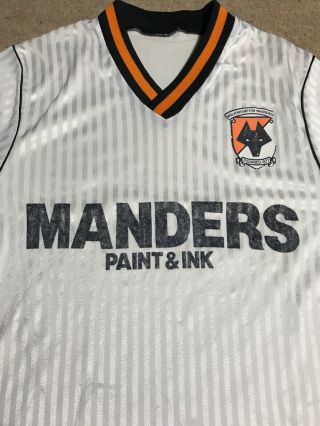 Wolves Football Shirt Wolverhampton Wanderers Rare Retro Scorline 2