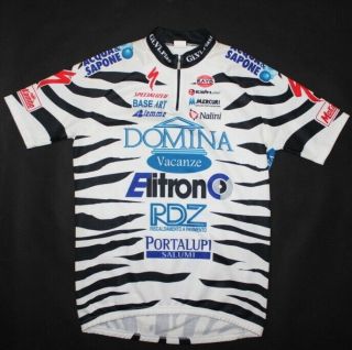 Domina Aqua Sapone Nalini Rare Vintage Cycling Shirt Man Size - 5