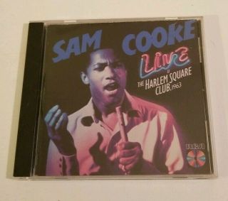 Sam Cooke Rare Live At The Harlem Square Club 1963 Cd Rca Cupid Chain Gang 1985