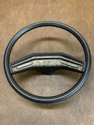 1978 - 1991 Ford Bronco F - 150 Econoline Woodgrain Steering Wheel Oem Rare