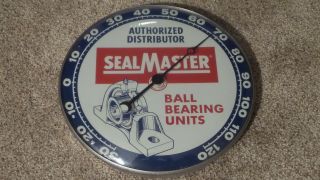 Vintage Seal Master Ball Bearing Units Pam Thermometer 1962 Rare