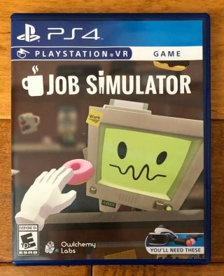 Job Simulator (sony Ps4,  2017) Rare