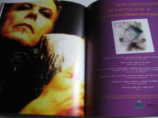 VERY RARE DAVID BOWIE OUTSIDE TOUR 95 Program Concert Brochure Book 1995 6