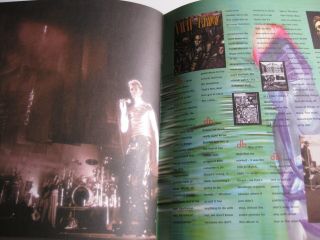 VERY RARE DAVID BOWIE OUTSIDE TOUR 95 Program Concert Brochure Book 1995 7