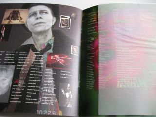VERY RARE DAVID BOWIE OUTSIDE TOUR 95 Program Concert Brochure Book 1995 8