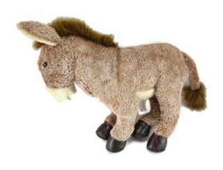 Folkmanis Donkey Full Body Hand Puppet Plush Toy Stuffed Animal 22 " Sitting Rare